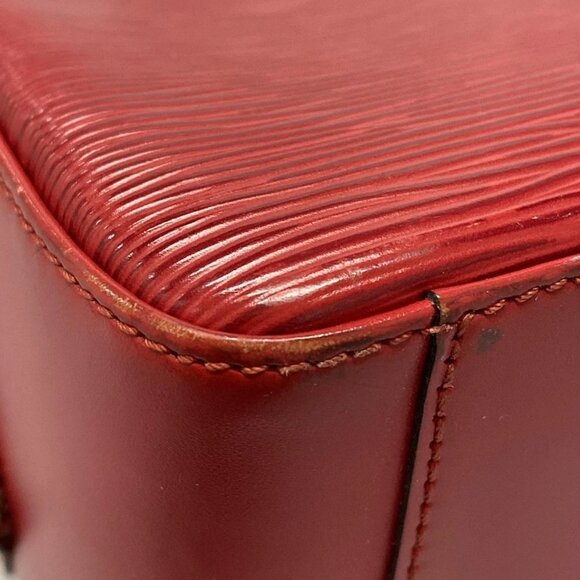 Auth LOUIS VUITTON Sablons M52047 Castilian Red Epi TF0918 Handbag - Picture 4 of 16